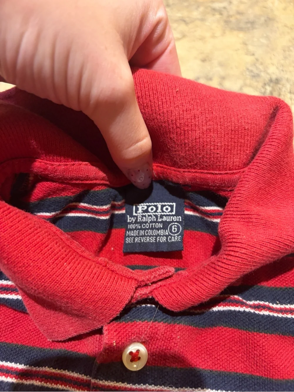Ralph Lauren striped rugby